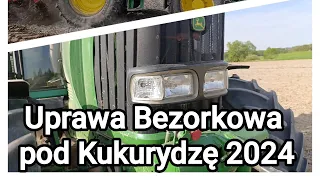 Uprawa bezorkowa pod kukurydzę 2024          ~John Deere 6920