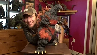 X-Plus Gigantic Burning Godzilla Godzilla 1995 Figure Review by Sethasaurus Rexx