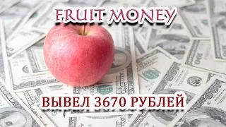 FRUIT MONEY. Экономическая игра с выводом средств. Мой заработок.