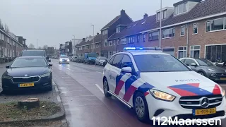 Brandweer Leidsche Rijn en Politie met spoed naar een woningbrand in Utrecht!