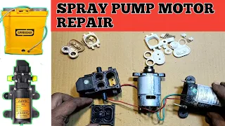 ▶️ How to repair spray pump motor || Agricultural spray pump motor repair.