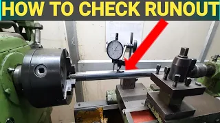 #flatness#runout#circularity HOW TO CHECK RUNOUT AND TOTAL RUNOUT WITH THE HELP OF DIAL INDICATOR.