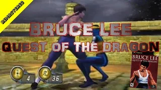 Bruce Lee Quest Of The Dragon Microsoft Xbox CRGR Remastered   Classic Retro Game Room
