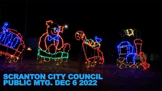 Scranton City Council Meeting 12-6-22