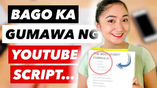 Paano Gumawa ng SCRIPT for YouTube Videos (SOBRANG DALI LANG!)