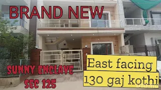 130 gaj east facing kothi @ 3 bhk double storey house @prime location sec 125 sunny enclave Mohali