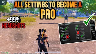 New 🔥Best settings to improve your headshot✅ Pubg Mobile