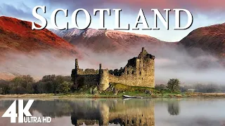 FLYING OVER SCOTLAND (4K UHD) - Relaxing Music Along With Beautiful Nature Videos - 4K Video HD