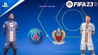 FİFA 23 | PSG vs Nice | Fransa Ligue 1 23/24 PS5™