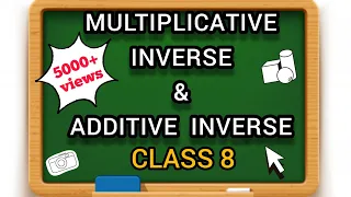 Additive Inverse and Multiplicative inverse Class 8