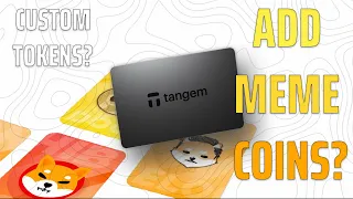 How to Add Meme Coins to Your Tangem Wallet (Custom Tokens)