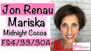 Jon Renau MARISKA Wig Review |  FS4/33/30A Midnight Cocoa | BRUNETTE WIG PLACE