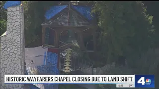 Historic Wayfarers Chapel closing due to land shift