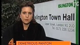 Channel 4 News on Islington Children's Homes (Demetrious Panton interview)