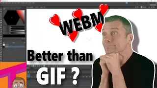 Rendering as Webm can be better than GIF inTahoma2D (an OpenToonz fork) - Great for video overlays!