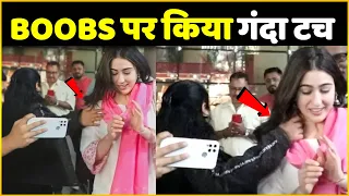 SHAME! A Woman Tried To Harass Sara Ali Khan At Mumbai Airport | Watch Video !!