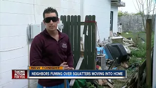 Palm Harbor neighbors upset over squatters and filth