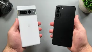 Google Pixel 7 Pro vs Samsung Galaxy S22 Plus Speed Test