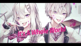 【歌ってみた】It's A Whole World【健屋花那/にじさんじ】