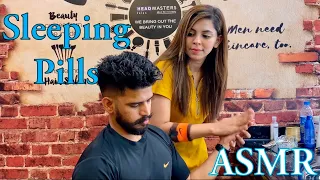 This Is ASMR Sleep Pill | ASMR Head Massage By Female Barber Samaira