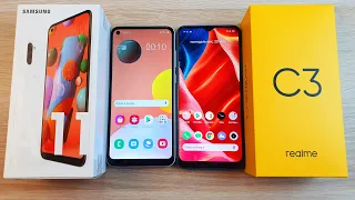 SAMSUNG GALAXY A11 VS REALME C3 - КАКОЙ ТЕЛЕФОН ВЫГОДНЕЕ ЗА СВОИ ДЕНЬГИ? ПОЛНОЕ СРАВНЕНИЕ!