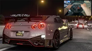 Assetto Corsa No Hesi -  Freshkiicks Nissan GT-R R35 NISMO | Steering Wheel Gameplay