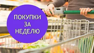 Закупка продуктов за неделю Покупки ЛЕНТА Сколько мы тратим на еду