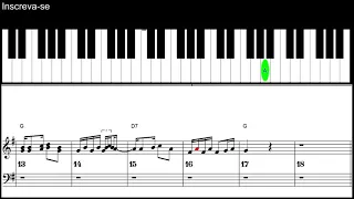 Vídeo aula de teclado / sanfona - Solo da música Catchaquera (Corpo e Alma)