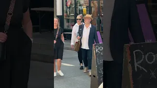 Lisa Gerrard and Jules Maxwell arriving at Rough Trade East, London for the signing 15.06.2023