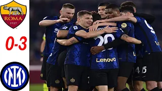 AS Roma VS Inter Milan 0-3 Extended Highlights & All Goals 2021 || Inter goals against Roma serie A