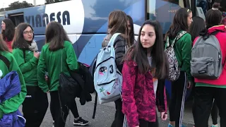 Salida de Las Infantiles al Campeonato de España Infantil de Voleibol Femenino