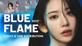 LE SSERAFIM - Blue Flame (2023 Ver.) | Requested Color Coded Lyrics and Line Distribution