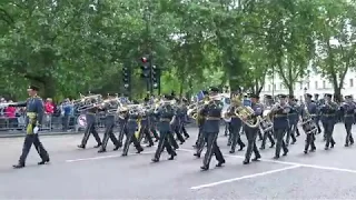 Queen’s Colour Squadron Royal Air Force with The Band of the Royal Air Force Regiment.