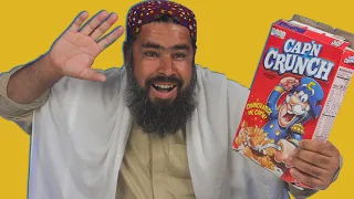 Tribal People Try Cap n Crunch Cereal For The First Time