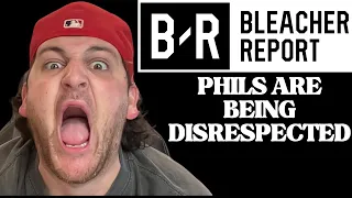 BLEACHER REPORT LIVE: PHILLIES ARE BEING DISRESPECTED 20 GAMES OVER .500!!!!