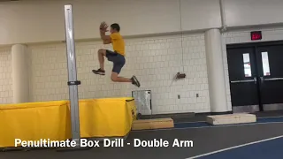 Penultimate Step Box Drill for High Jump - Teaches a Proper Takeoff in the High Jump