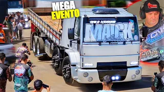 MEGA ENCONTRO DE CAMINHÕES - GRILO LOUCURA CHEGOU EM COMBOIO CAUSANDO GERAL NA FESTA 😱🔥