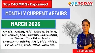 March 2023  Full Month Current Affairs | GK Today Monthly Current Affairs