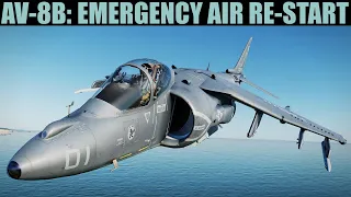 AV-8B Harrier: Emergency Engine Air Start Tutorial | DCS WORLD