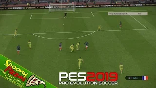 PES 2019 | FULL ONLINE GAMEPLAY France vs Barcelona [4K 60FPS]