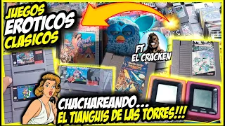CHACHAREANDO el TIANGUIS de las TORRES WARIOS WOODS STREET FIGHTER BIONIC COMMANDO CAPCOM FURBY BOOM