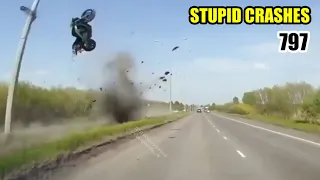 Stupid crashes 797 June 2023 car crash compilation