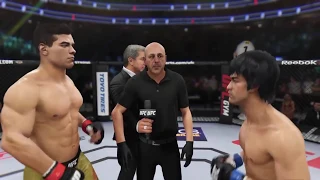 Paulo Costa vs. Bruce Lee (EA Sports UFC 3) - CPU vs. CPU - Crazy UFC 👊🤪