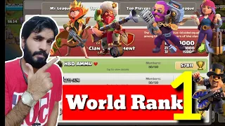 We Made It To World Rank 1(INDIA POWER)....CLASH OF CLANS...COC....