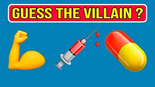 Guess The Villain From Marvel and DC Comics By Emoji | Quiz By Emoji #5