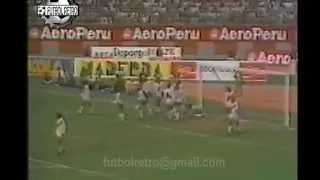 Peru 1 vs Argentina 0 Eliminatorias 1985 Maradona, Burruchaga, Fillol, Oblitas, Franco Navarro