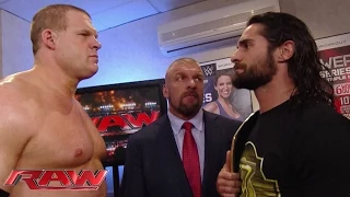 Seth Rollins apologizes to Kane: Raw, April 20, 2015