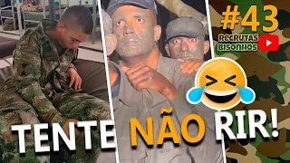 TENTE NÃO RIR - Recrutas Bisonhos do Exercito Brasileiro #43 - Melhores Memes e Vídeos Engraçados