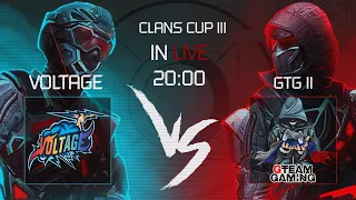 CLANS CUP III | VOLTAGE VS GTEAMGAMING II | WARFACE PS4