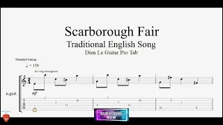 Scarborough Fair with Guitar Tutorial TABs